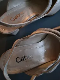 Gabor Comfort Damen Slingback Pumps Weiß Leder Gr. 36 Elegant 2