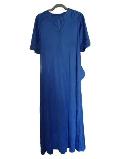 Vanity Fair Freizeitkleid Damen Blau Gr. 36/S Casual Maxikleid