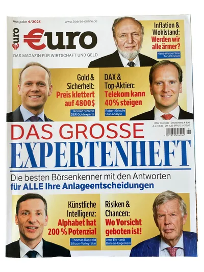Euro Das Grosse Expertenheft 4/2023 Wirtschaft Geld Börse KI Gold DAX Aktien