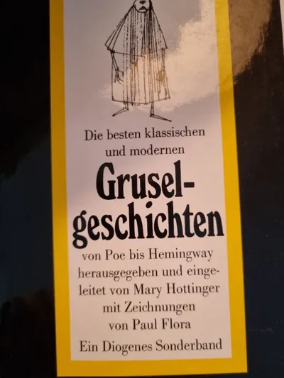 Gruselgeschichten Poe Hemingway Hottinger Diogenes Horrorbuch Deutsch