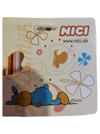 NICI Plüschtier Schaf Kuscheltier Orange Weiß Beige 24 cm