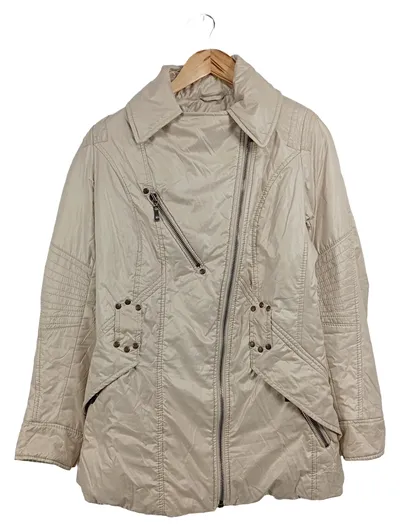 CREENSTONE Leichte Jacke Damen Gr. 38;M Beige Elegant Klassisch Polyester
