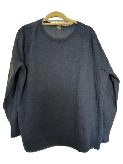 Eddie Bauer Damen Pullover 44/XXL Blau Casual Langarm