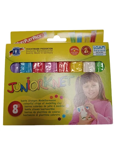 Feuchtmann Juniorknet Modelliermasse Kinder Knete Mehrfarbig 200g Spielknete