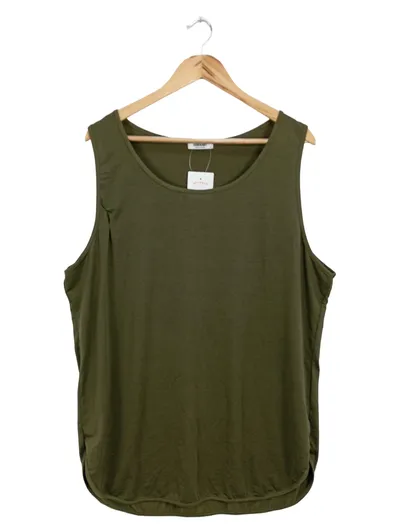 COOFANDY Herren Unterhemd XL Grün Basic Casual Tank Top Polyester
