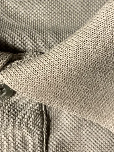 Conte of Florence Poloshirt Herren Klassisch Grau L 100% Baumwolle Piqué 4