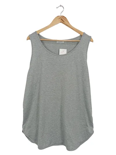 COOFANDY Herren Unterhemd Tank Top XL Grau Basic Casual Ärmellos