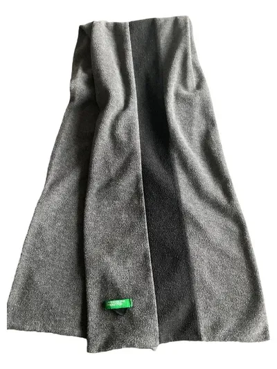 United Colors of Benetton Schal Fleece Grau Meliert 126 cm Damen