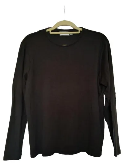 Helena Vera Damen Langarmshirt Gr. 50/5XL Schwarz Casual