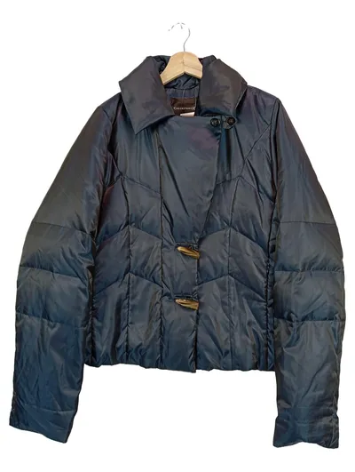 CREENSTONE Damen Steppjacke Gr. 40/M Blau Elegant Klassisch