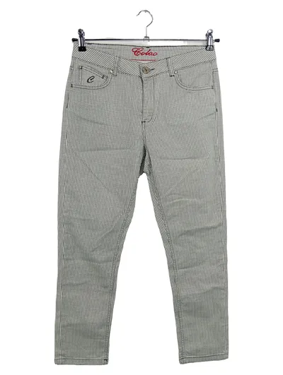 COLAC Damen Jeans Wide Fit Grau Gepunktet W31/L26 Stretch Casual