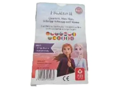 ASS Altenburger Frozen II 4in1 Kartenspiel Quartett Mau Mau Memo Kinder