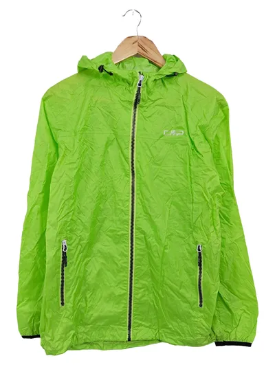 CMP Outdoorjacke Kinder Grün Gr. 176 Leicht Kapuze Unisex Sport Freizeit