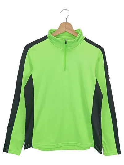 ICEPEAK Langarmshirt Kinder 164 Grün Sportlich Reißverschluss