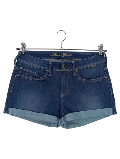 Mavi Amy Jeans Shorts Damen Blau W27 S Baumwolle Casual