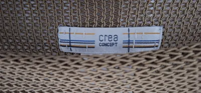 CREA CONCEPT Damen Strickpullover Gr. 42/XL Beige Lochmuster Oversized