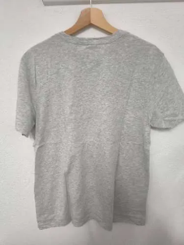 Tommy Hilfiger T-Shirt Herren Gr. M grau TH 85 Logo Print Casual