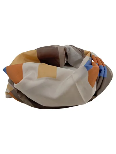 Gim Renoir Damen Schal Mehrfarbig Grafisch Casual Tuch Halstuch