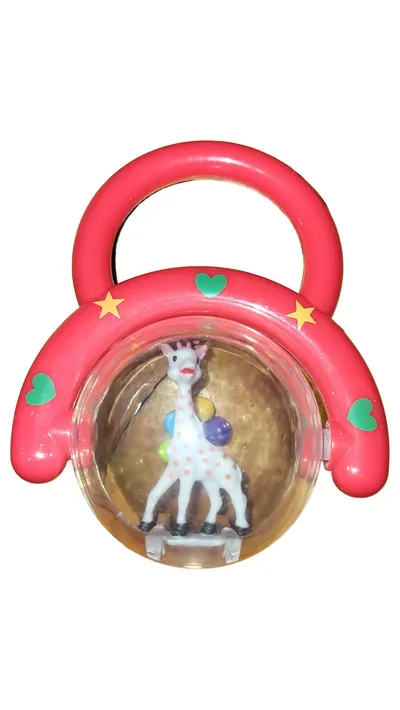 Sophie La Girafe Baby Rassel Greifling Rot Kunststoff Giraffe Spielzeug