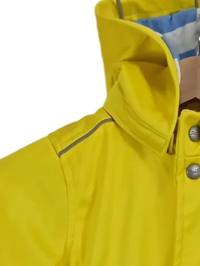 Steiff Kinder Regenjacke Gr. 92 Gelb Kapuze Maritim Polyester