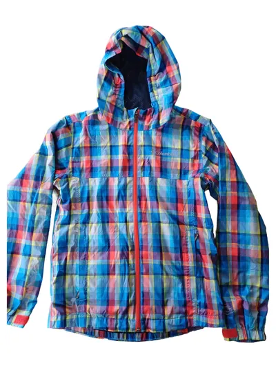 Columbia Kinder Regenjacke Gr. 116 Mehrfarbig Outdoor Kariert