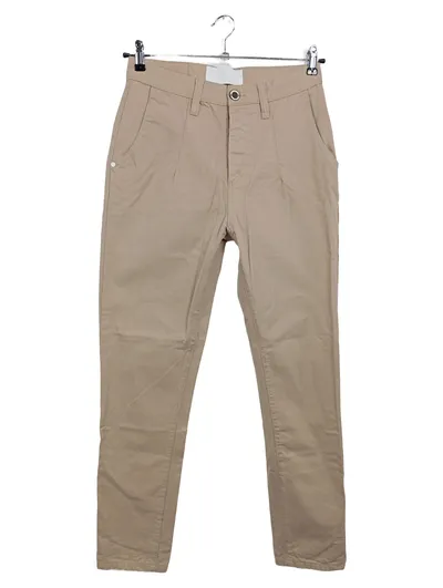 HUMöR Herren Stoffhose Beige W29/46/S Casual Minimalistisch Baumwolle
