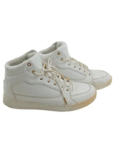 Rocawear Brooklyn's Own High Top Sneaker Herren Gr. 45 Weiß Gold