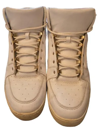Rocawear Brooklyn's Own High Top Sneaker Herren Gr. 45 Weiß Gold