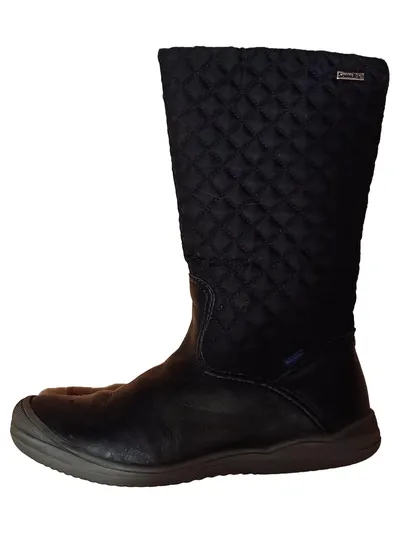 Richter Kinder Schneestiefel Leder Schwarz Gr. 35 Outdoor Herbst Winter