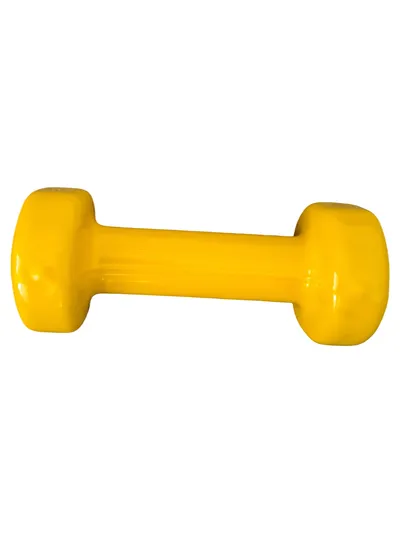 Tunturi Hantel Gelb 1,5 kg Fitness Krafttraining Sport Gymnastik