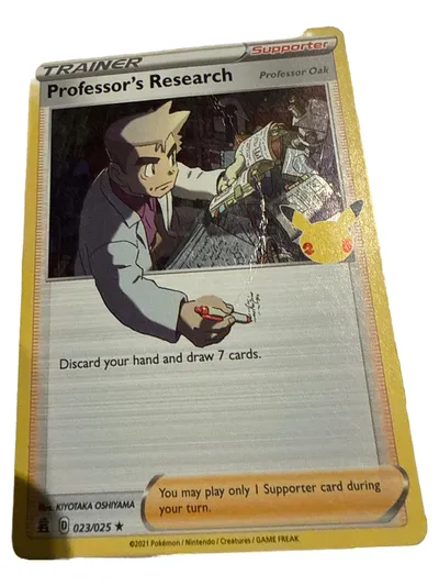 Pokémon Sammelkarte Professor Eichs Forschung Trainer Karte Mehrfarbig
