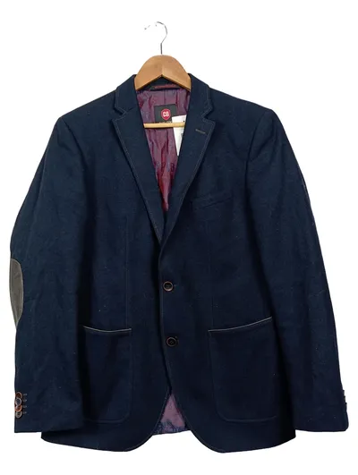 Club of Gents Herren Blazer Business Gr. 50/L Blau Sakko Jacke