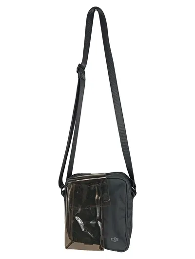 DJI Umhängetasche Schwarz Herren Casual Schultertasche Polyester
