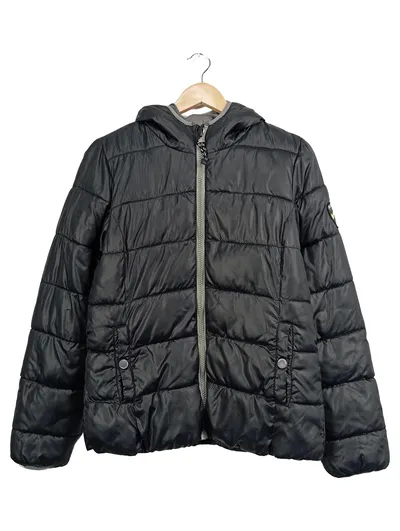 Broadway NYC Fashion Steppjacke Damen Gr. M schwarz Kapuze Winterjacke