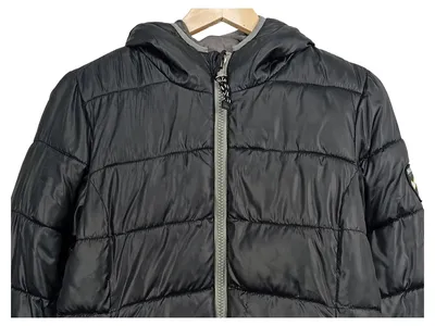 Broadway NYC Fashion Steppjacke Damen Gr. M schwarz Kapuze Winterjacke