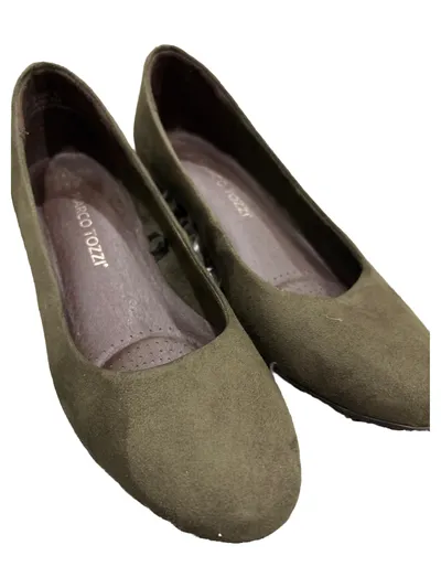 Marco Tozzi Ballerinas Damen Schuhe Gr. 36 Grün Klassisch