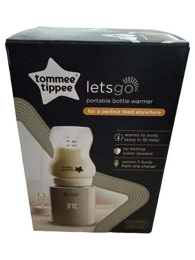 Tommee Tippee LetsGo Tragbarer Babykostwärmer Flaschenwärmer Kinder Grau