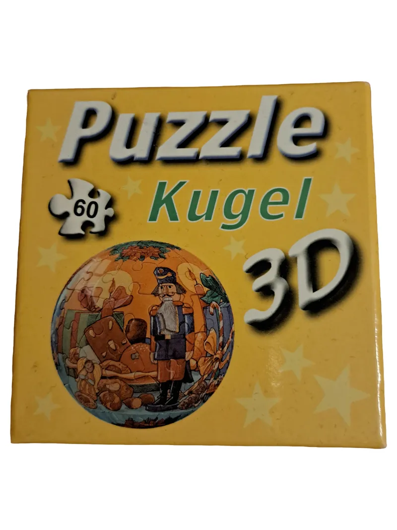 Bookmark Verlag 3D Puzzle Kugel Weihnachten Bär Kind 60 Teile ab 6 Jahre 1