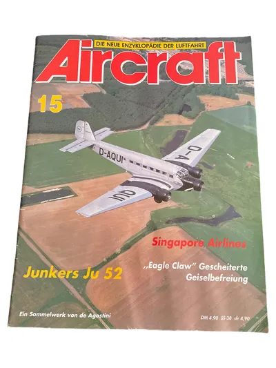 De Agostini Aircraft 15 Junkers Ju 52 Enzyklopädie Luftfahrt Zeitschrift