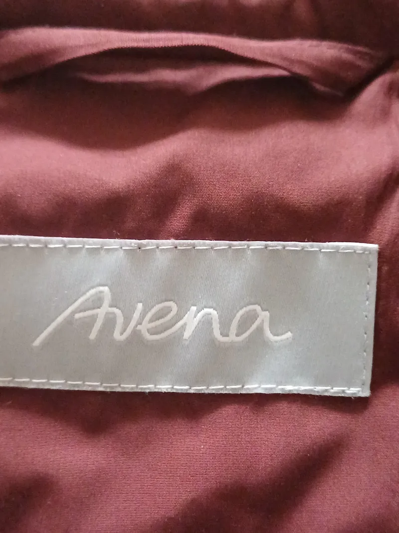 Avena Damen Steppjacke Gr. 46/3XL Bordeaux Rot Gesteppt Übergangsjacke 3