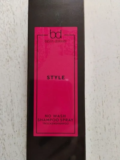 Björn Donner Style Trockenshampoo Unisex 250ml Haarpflege Spray Schwarz