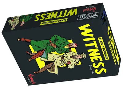 Asmodee Witness Blake et Mortimer Brettspiel Detektiv Abenteuer 10+ 15 Min