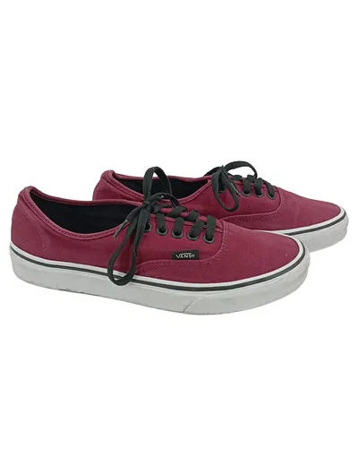VANS Sneaker low Damen Rot Gr. 39 Casual Textil Schnürung Logo