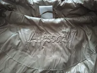 Alessa W Damen Steppjacke Gr. 40 Beige Fellbesatz Elegant Winterjacke 5