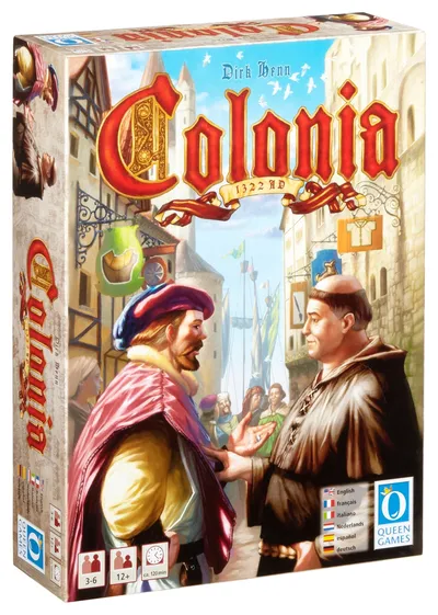 Queen Games Colonia 1322 AD Brettspiel 3-6 Spieler ab 12 Jahre ca. 120 Min.
