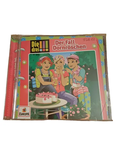 Die drei !!! Der Fall Dornröschen Fall 61 EUROPA CD Hörspiel für Kinder