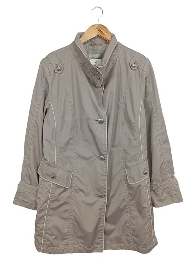ATELIER GOLDNER SCHNITT Damen Steppjacke Einheitsgröße Grau Klassisch