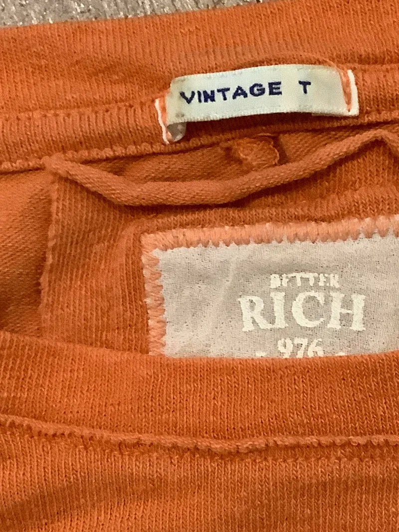 Better Rich Damen Top Leinen Ärmellos Casual Orange Gr. L 7