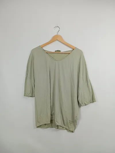 BETTER RICH T-Shirt Damen Gr. 44 XXL Oliv Baumwolle Modal Freizeit