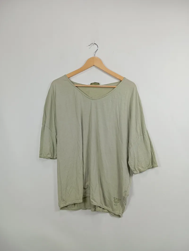 BETTER RICH T-Shirt Damen Gr. 44 XXL Oliv Baumwolle Modal Freizeit 2